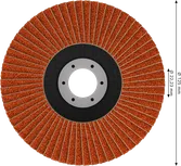Lamelový kotouč Bosch EXPERT X782, zkosený, 125 mm, zrnitost 40.